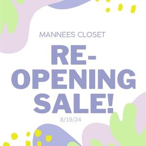 Grand Re-opening!! 😉 8/19/24